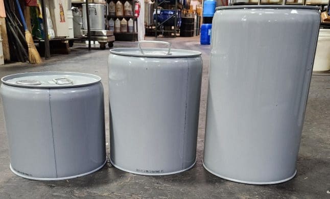 Three Metal Pails